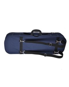 Leonardo Elementary series violin case 3/4, oblong, foam moulded, 2 straps, blue, blue interior