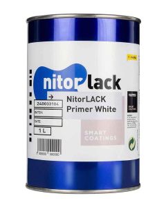 NitorLACK nitrocellulose primer white - 1000ml can