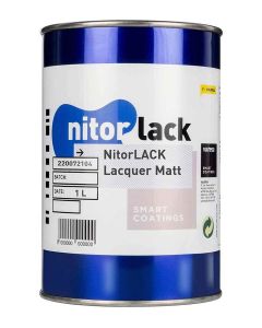 NitorLACK nitrocellulose paint matte clear - 1000ml can