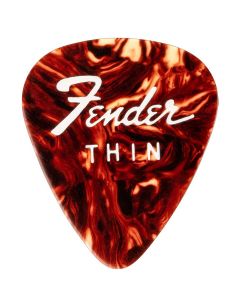 Fender fine electric pick tin, 351 shape, assorted gauges, 12 pieces