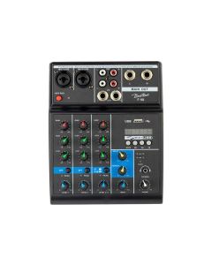 Boston mixing console 2 mono  2 stereo inputs, USB player, audio interface, 48V phantom power, delay