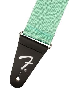 Fender 2" Am Pro seat belt strap, mystic surf green