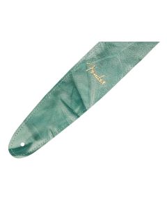 Fender tie dye leather strap, sage green