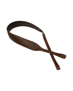 Fender Paramount banjo leather strap, brown