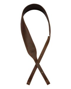 Fender Paramount banjo leather strap, brown