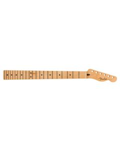 Fender Genuine Replacement Part Player Series Telecaster® neck, 22 medium jumbo frets, maple, 9.5", modern "c"