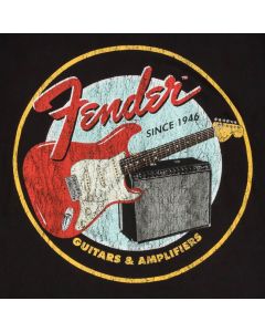 Fender Clothing T-Shirts 1946 guitars & amplifiers t-shirt, vintage black, L