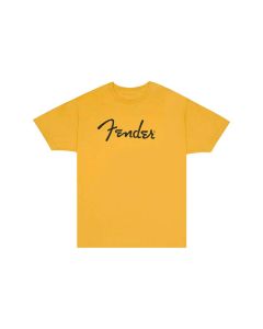 Fender Clothing T-Shirts spaghetti logo t-shirt, butterscotch, L