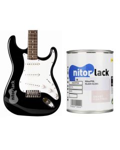 NitorLACK nitrocellulose paint black gloss - 500ml can