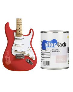 NitorLACK nitrocellulose paint hot red - 500ml can