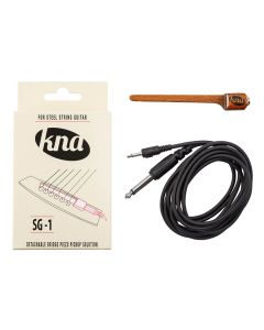 KNA Pickups acoustic guitar piezo pickup system, with 1/8" to 1/4" cable