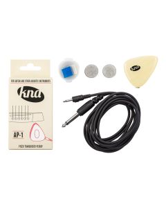 KNA Pickups piezo transducer pickup system for acoustic instruments, with 1/8" to 1/4" cable