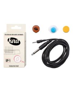 KNA Pickups piezo transducer pickup system for acoustic instruments, with 1/8" to 1/4" cable1