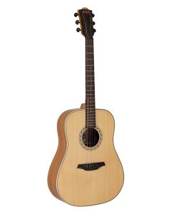 Bromo Appalachian Series dreadnought guitar, spruce top, amara ebony fb, natural