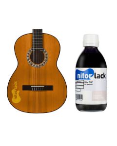 NitorLACK NitorTINT dye old gold for classical guitar - 250ml bottle