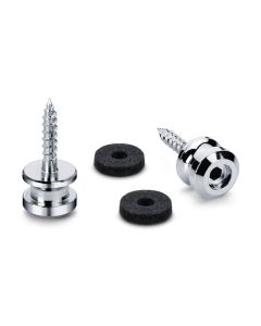 Schaller S-Locks strap button set S (thread length 18mm), chrome