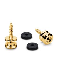 Schaller S-Locks strap button set S (thread length 18mm), gold