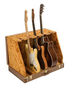 Fender Classic Series case stand for five guitars, brown