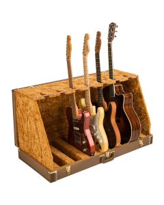 Fender Classic Series case stand for seven guitars, brown