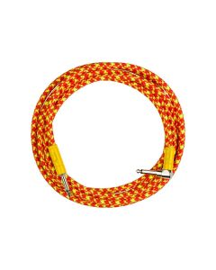 Fender Mononeon 10' angled instrument cable, orange