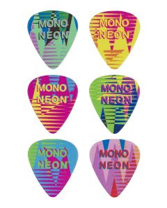 Fender Mononeon pick medium, 6 pieces in pick tin