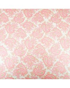 Luthitec silver backed pink paisley paper guitar body decal, 690x480mm