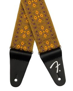 Fender 2" guitar strap, Pasadena woven, lattice tan