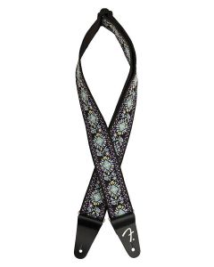 Fender 2" guitar strap, Pasadena woven, blue lotus