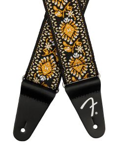 Fender 2" guitar strap, Pasadena woven, yellow lotus