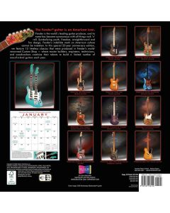 Fender Custom Shop Series 2023 Guitar Calendar, 13 timeless classics