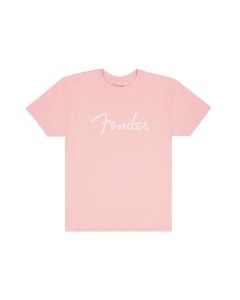 Fender Clothing T-Shirts spaghetti logo t-shirt, shell pink, S