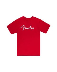 Fender Clothing T-Shirts spaghetti logo t-shirt, dakota red, S