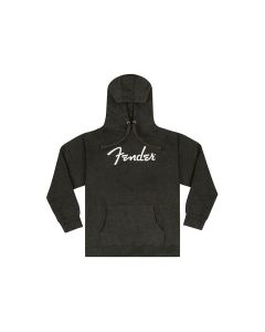 Fender Clothing spaghetti logo hoodie, grey heather, XXL