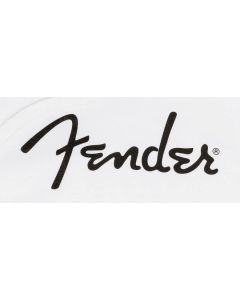 Fender Clothing spaghetti logo hoodie, olympic white, S