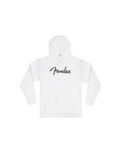 Fender Clothing spaghetti logo hoodie, olympic white, S