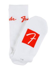 Fender Clothing logo stompsock, white, large