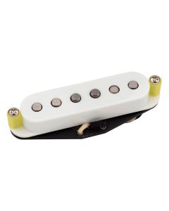 Roswell SC modern single coil ST pickup, Alnico 5 rods, neck, white