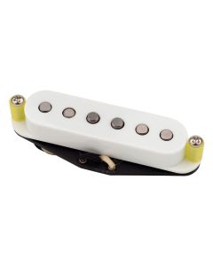 Roswell SC modern single coil ST pickup, Alnico 5 rods, middle RWRP, white