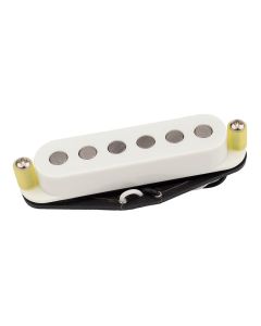 Roswell quarter pound single coil ST pickup, large Alnico 5 rods, neck, white