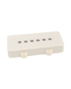 Roswell vintage single coil JM pickup, Alnico 5 rods, neck, aged white