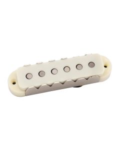 Roswell vintage single coil JG pickup, Alnico 5 rods, neck, aged white