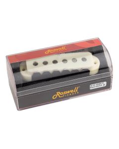 Roswell vintage single coil JG pickup, Alnico 5 rods, bridge, aged white