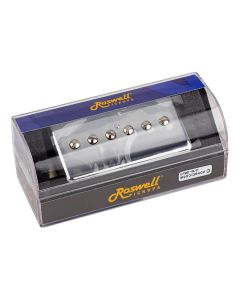 Roswell humbucker sized P90 single coil pickup, Alnico 5 bar, neck, nickel