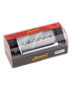 Roswell humbucker sized P90 single coil pickup, Alnico 5 bar, bridge, nickel