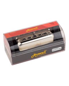 Roswell vintage Filtertron style humbucker pickup, universal mount w/ screws, Alnico 2 bars, bridge, nickel