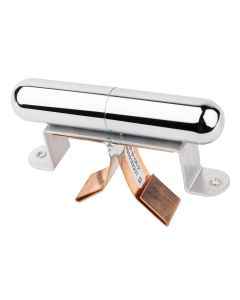 Roswell single coil lipstick pickup, Alnico 5 bar, neck or bridge, chrome