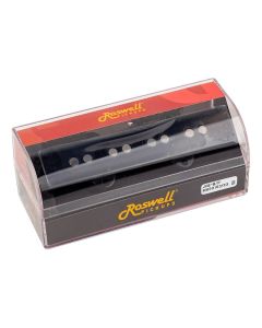 Roswell vintage J-bass pickup, plain enamel wire, Alnico 5 rods, bridge, black