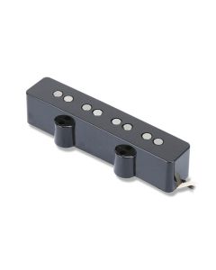 Roswell vintage J-bass pickup, plain enamel wire, Alnico 5 rods, bridge, black