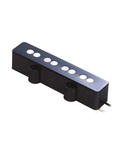 Roswell quarter pound J-bass pickup, large Alnico 5 rods, neck, black