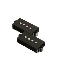 Roswell vintage style P-bass pickup, Alnico 5 rods, gloss black